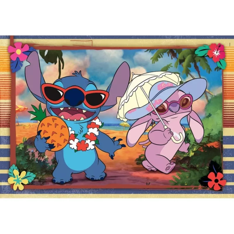Clementoni Supercolor Puzzle 2x60 pezzi, Stitch (24822)