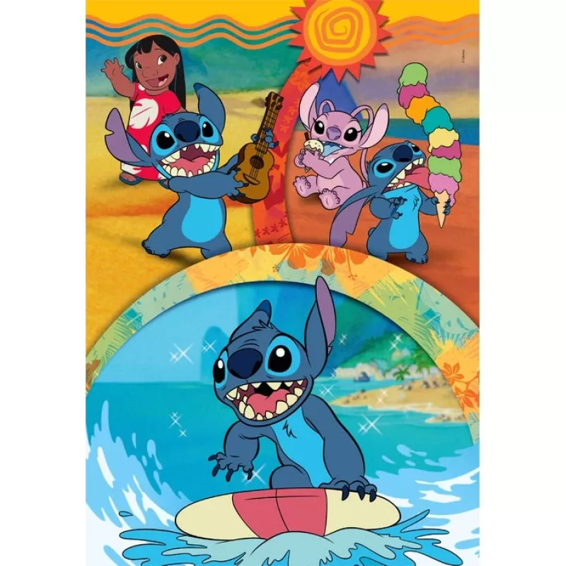 Clementoni Supercolor 25042 puzzle 104 pezzi cartoni animati