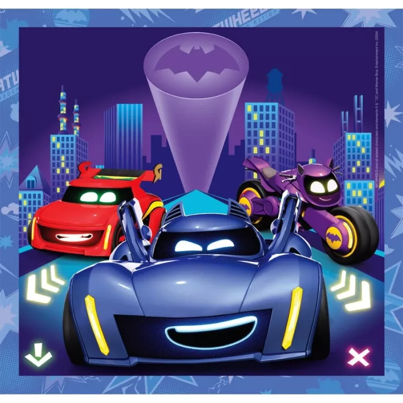 Clementoni Supercolor Batwheels puzzle 48 pz. fumetti