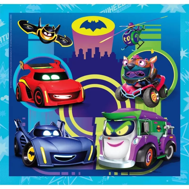 Clementoni Supercolor Batwheels puzzle 48 pz. fumetti