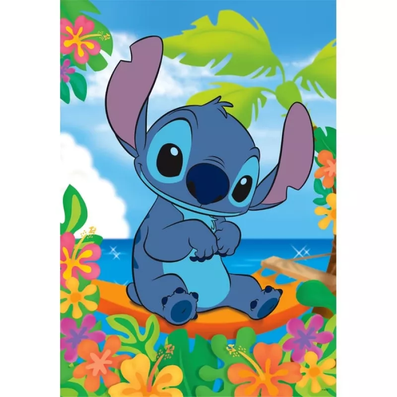 Clementoni Supercolor Stitch puzzle 104 pezzi cartoni animati