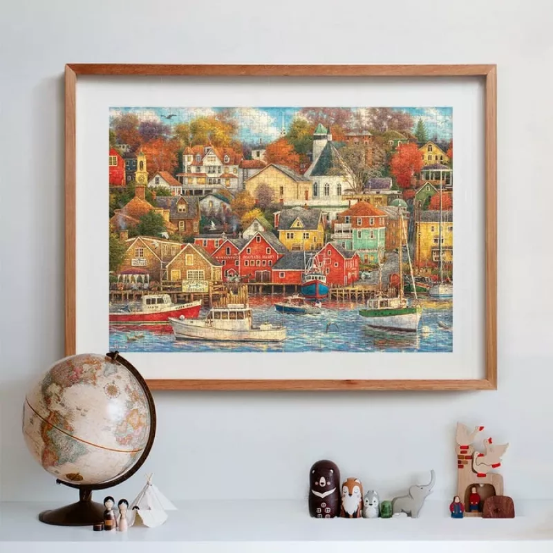 Clementoni High Quality Collection Good Times Harbor Puzzle 1500 pezzi Arte