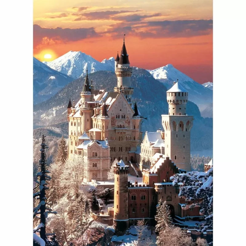 Clementoni High Quality Collection Neuschwanstein Puzzle 1500 pezzi Paesaggio