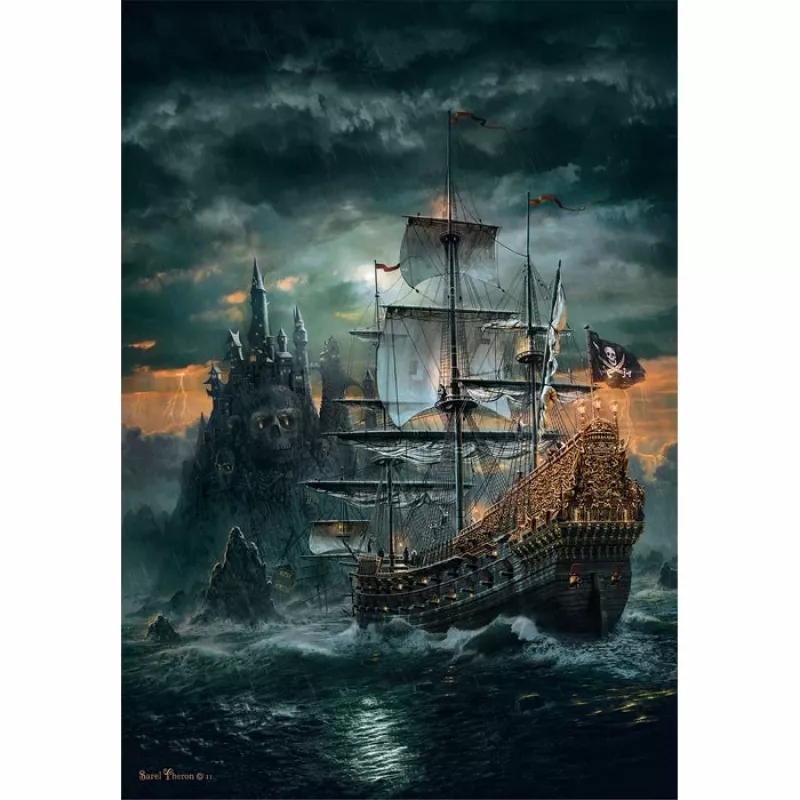 Clementoni High Quality Collection The Pirates Ship Puzzle 1500 pezzi Arte