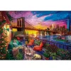 Clementoni Manhattan Balkon-Sonnenuntergang Puzzle 3000 pezzi Città