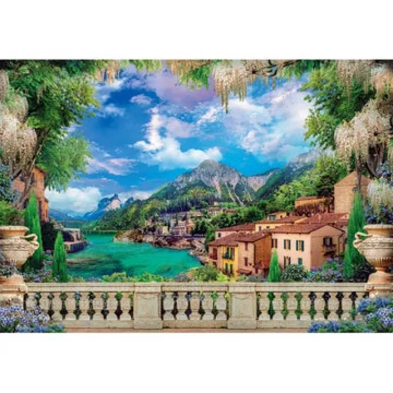 Clementoni Lush terrace on lake Puzzle 3000 pz. Fauna