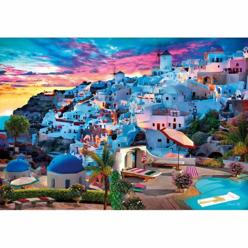 Clementoni High Quality Collection Griechenland Ansicht Puzzle 500 pz. Paesaggio