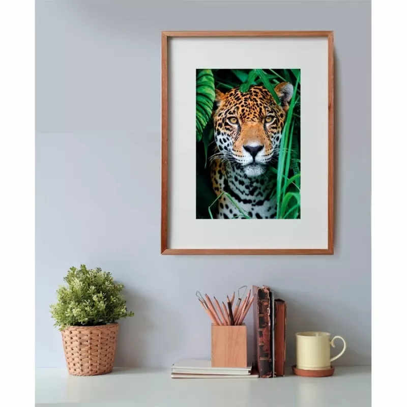 Clementoni High Quality Collection Jaguar im Dschungel Puzzle 500 pezzi Animali