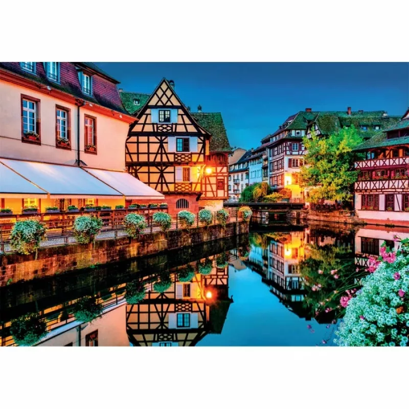 Clementoni High Quality Collection Strasburgo Città Vecchia Puzzle 500 pz. Paesaggio