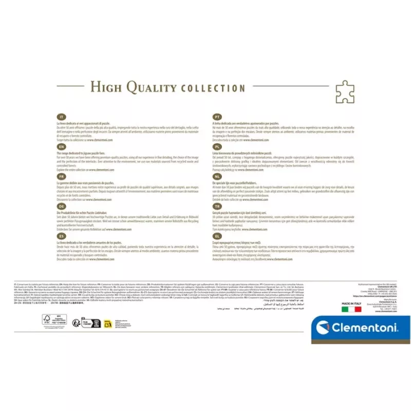 Clementoni High Quality Collection 36534 Puzzle 6000 pezzi Città
