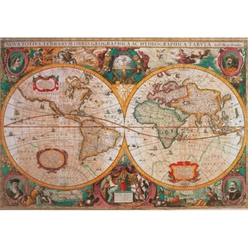Clementoni Alte Karte Puzzle 1000 pz. Carte
