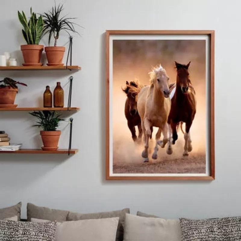 Clementoni Running Horses Puzzle 1000 pezzi Animali