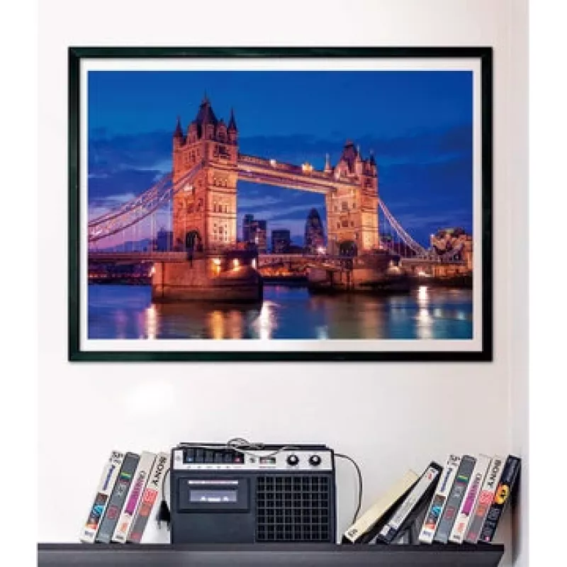 Clementoni Tower Bridge di notte Puzzle 1000 pz. Edifici