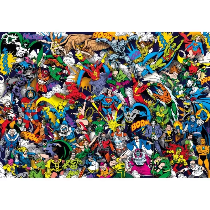 Clementoni DC Comics Impossible Puzzle 1000 pezzi