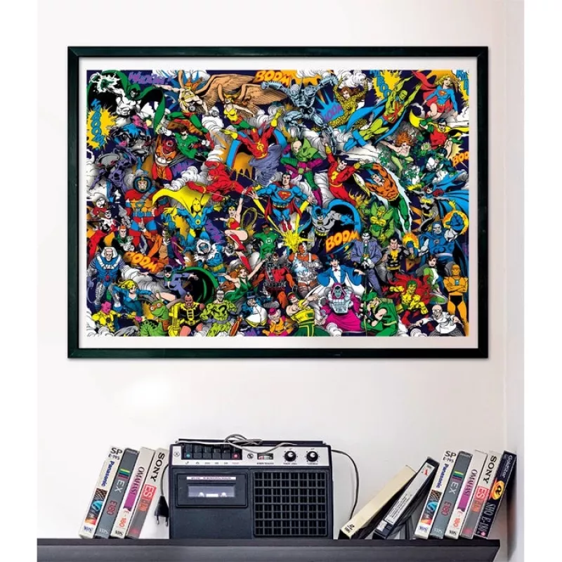 Clementoni DC Comics Impossible Puzzle 1000 pezzi