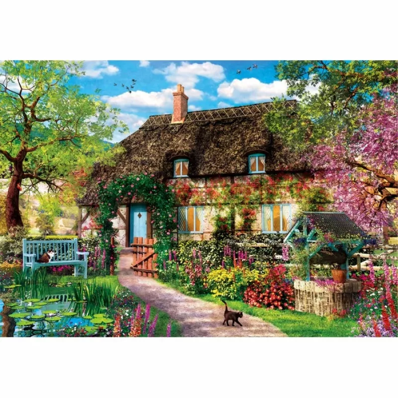 Clementoni High Quality Collection The Old Cottage Puzzle 1000 pz. Arte