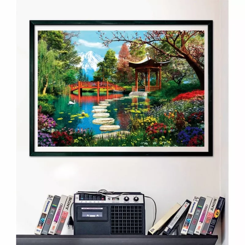Clementoni High Quality Collection Fuji Garden Puzzle 1000 pezzi Paesaggio