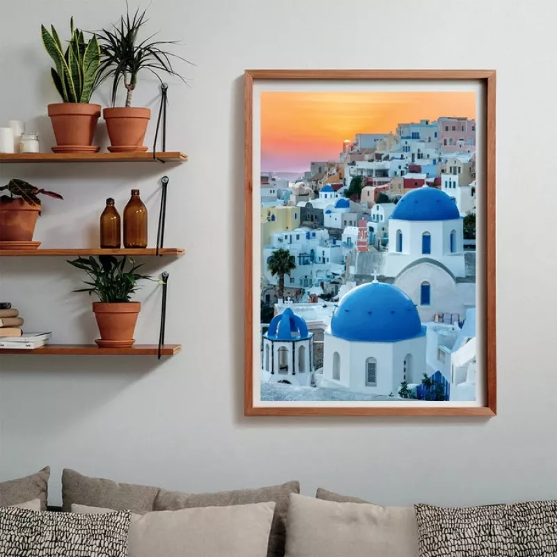 Clementoni High Quality Collection Santorini Puzzle 1000 pezzi Paesaggio