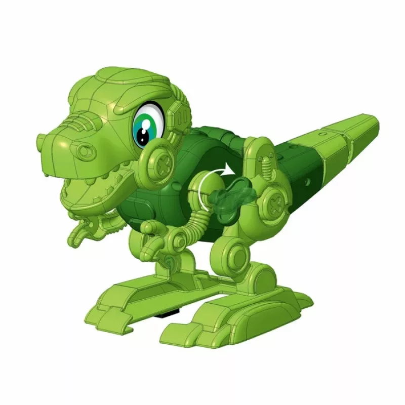 Clementoni Science & Play Dino Bot T-Rex Junior, robot dinosauro, 5 anni