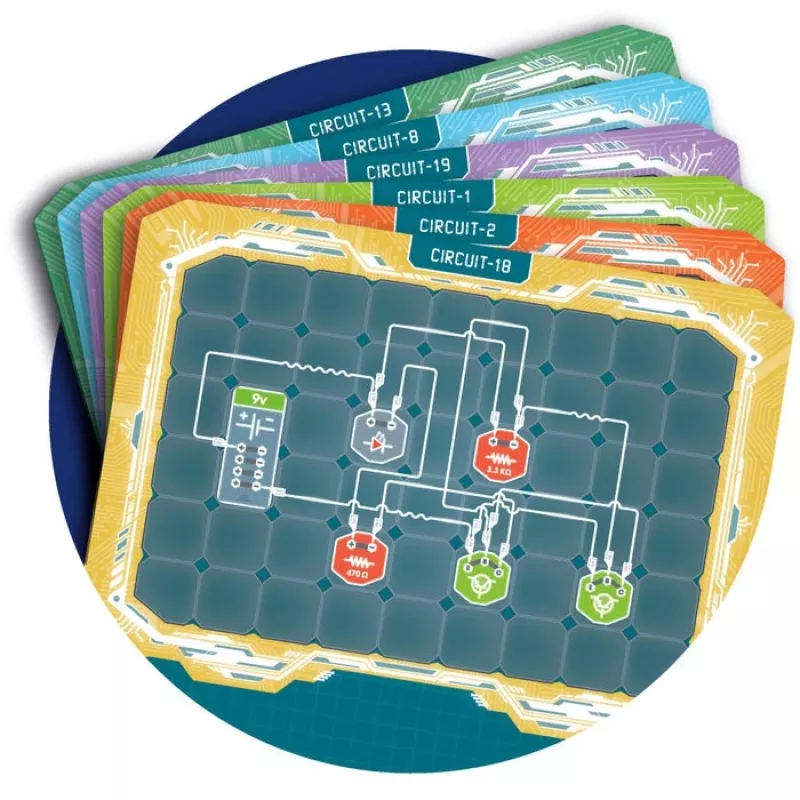 Clementoni Science & Play laboratorio elettronico, kit di esperimenti, elettricità, 8 anni, colori assortiti