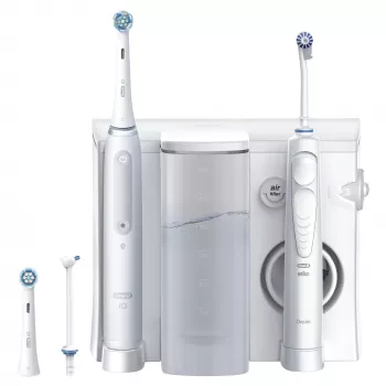 Oral-B iO4 & OxyJet centro per l'igiene orale, bianco