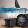 Polti Moppy nero Premium pulitore a vapore 0,7 l 1500 W alluminio, nero