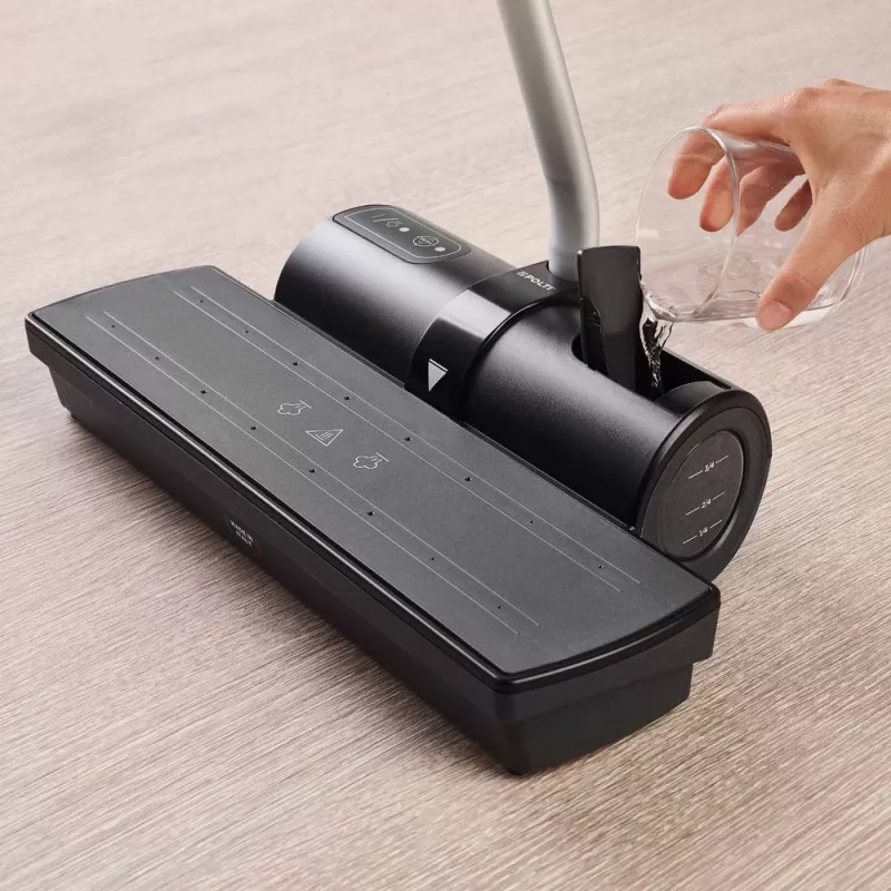 Polti Moppy nero Premium pulitore a vapore 0,7 l 1500 W alluminio, nero