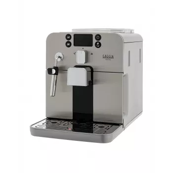 Gaggia macchina per espresso superautomatica RI9305/01, macchina per espresso, 1,2 L, chicchi di caffè, caffè macinato, macinacaffè integrato, 1400 W, nero, argento