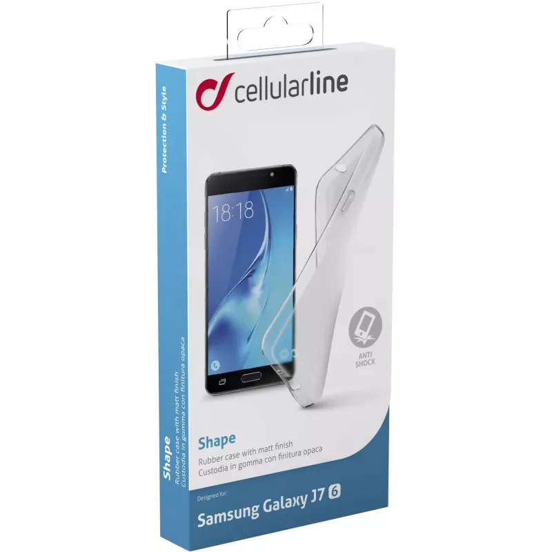Cellularline Shape - Galaxy J7 (2016), cover, Samsung, Galaxy J7, 14 cm (5.5 pollici), trasparente