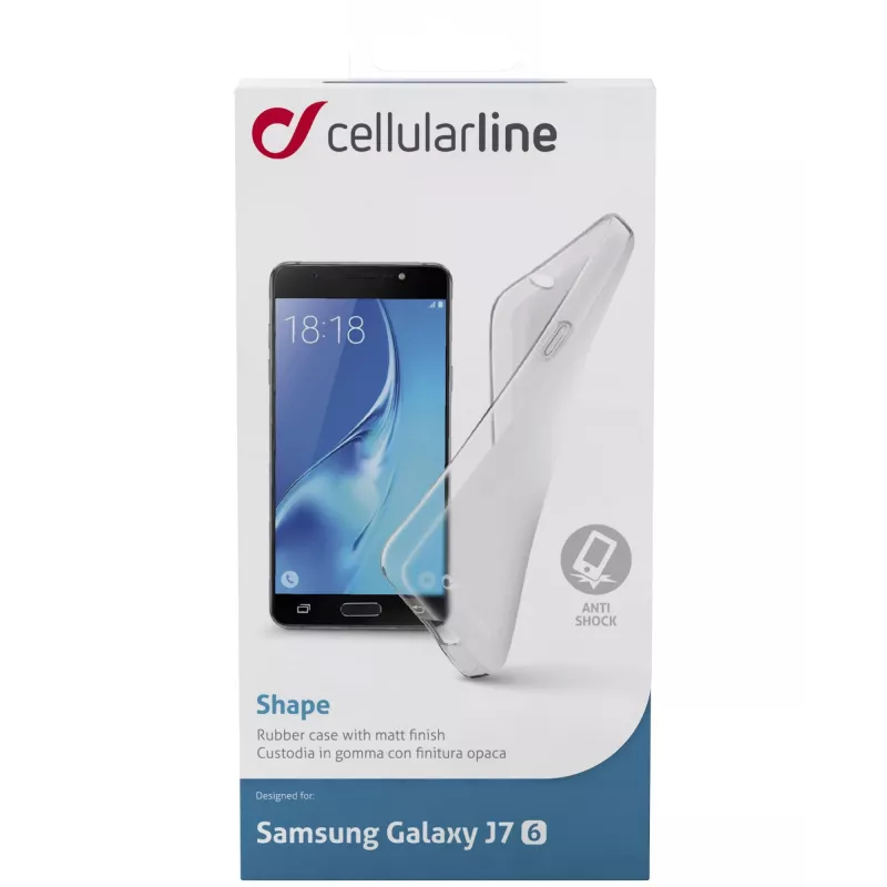 Cellularline Shape - Galaxy J7 (2016), cover, Samsung, Galaxy J7, 14 cm (5.5 pollici), trasparente