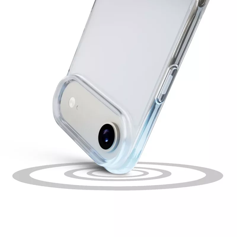 Cellularline Clear Protect - iPhone Air cover rigida con bordi in gomma