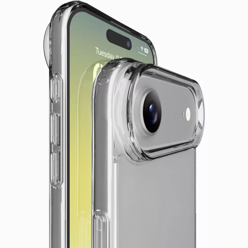 Cellularline Clear Protect - iPhone Air cover rigida con bordi in gomma