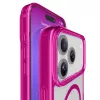Cellularline Iconic Mag - iPhone 17 Pro cover trasparente con bordi colorati, compatibile con l'ecosistema MagSafe
