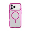 Cellularline Iconic Mag - iPhone 17 Pro cover trasparente con bordi colorati, compatibile con l'ecosistema MagSafe