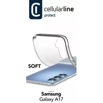 Cellularline Soft - Galaxy A17 custodia in gomma morbida, cover, Samsung, Galaxy A17, 17 cm (6,7