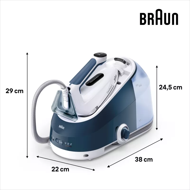 Braun CareStyle 5 IS5245BL 2400 W 2 L suola Eloxal blu