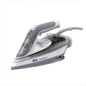 Braun TexStyle 5 SI5078GY Ferro da stiro a vapore suola EloxalPlus 2800 W grigio, bianco