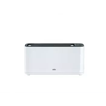 Braun HT3100WH Tostapane 1 fetta/e 1000 W nero, bianco