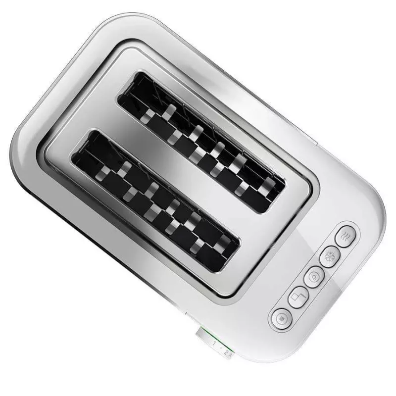 Braun GRILLE-PAIN HT5015WH 13 2 fette 1000 W grigio, bianco