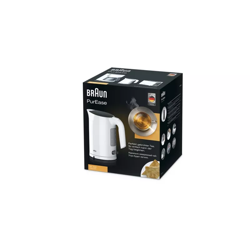 Braun 0X21010012 Bollitore 1 L 2200 W bianco