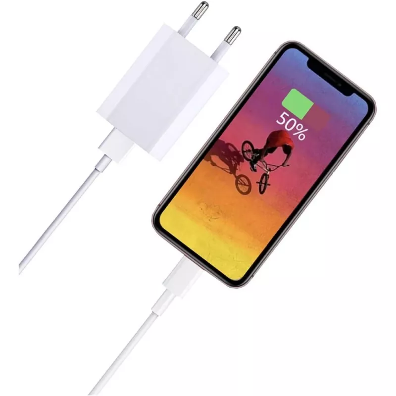Techly IPW-USB-ECWW Caricabatterie per dispositivi mobili universale bianco AC interni