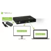 Techly HDMI 4x1 Multiviewer con switch seamless, HDMI, metallo, nero, 60 Hz, 1080p, 2,25 Gbit/s