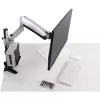 Techly Supporto CPU regolabile sottoscrivania, 5 kg, 75 x 75 mm, 100 x 100 mm, nero