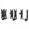 Techly Supporto CPU regolabile sottoscrivania, 5 kg, 75 x 75 mm, 100 x 100 mm, nero
