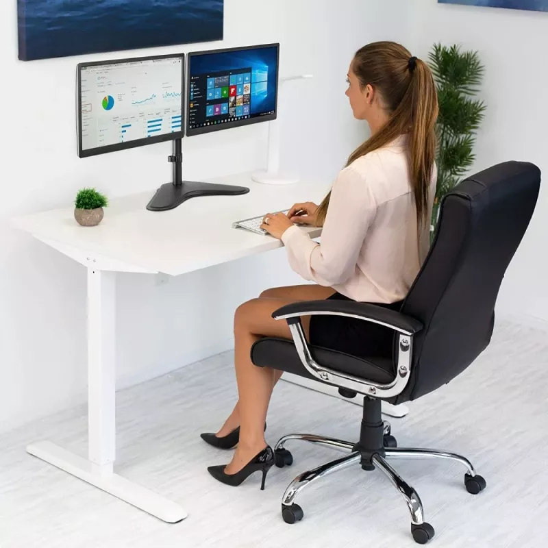 Techly ICA-LCD 2524 Supporto / piedistallo per monitor 81,3 cm (32 inch) da tavolo nero