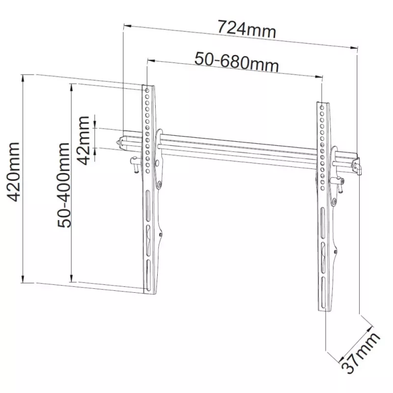 Techly ICA-PLB-133LTY 165,1 cm (65