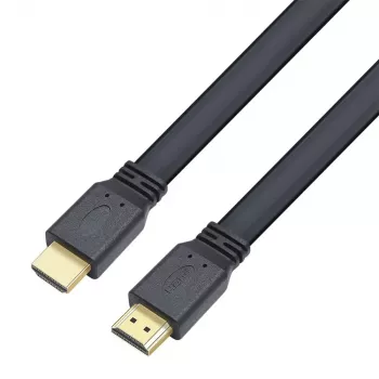 Techly Cavo piatto HDMI 2.0 High Speed con Ethernet A/A M/M 1 m