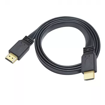Techly Cavo piatto HDMI 2.0 High Speed con Ethernet A/A M/M 1 m