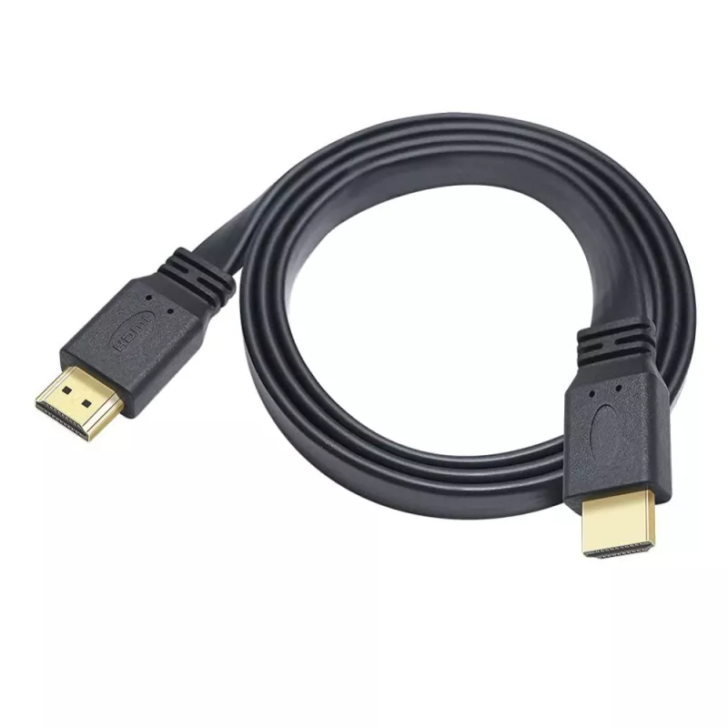 Techly Cavo piatto HDMI 2.0 High Speed con Ethernet A/A M/M 1 m