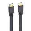 Techly Cavo piatto HDMI 2.0 High Speed con Ethernet A/A M/M 1 m